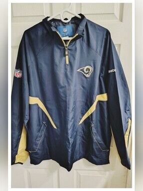Reebok / NFL 🏈 Los Angeles Rams 🏈 Pullover Windbreaker - Mens XL *NWOT*
